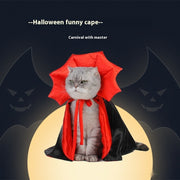Vampire Cloak Pet Costume – Adorable Halloween Outfit for Cats & Small Dogs UK PET HOUSE