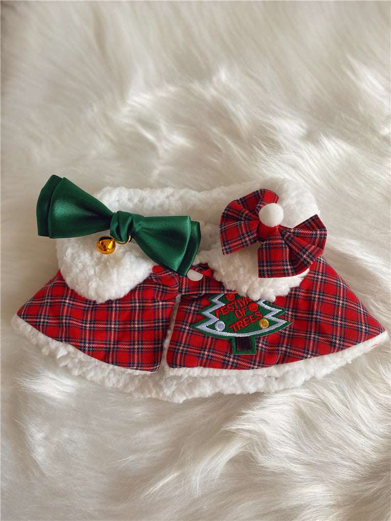Pet Cat Christmas New Year Shawl Unbranded
