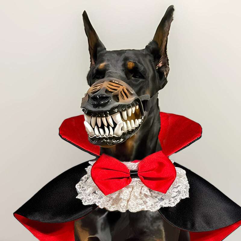 Pet Monster Muzzle Halloween Dog Mask – Giant Teeth Costume DOG n KITTY