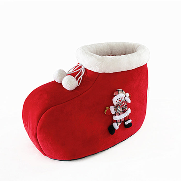 Dog Cat Christmas Boots Pet House(Pet Christmas Boot House)