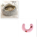 Pet Cat Dog 2 In 1 Winter Bed Round Plush Warm Bed House Soft Long Plush UK PET HOUSE