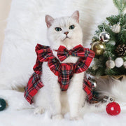 Pet Cat Universal Christmas Skirt Clothing Unbranded