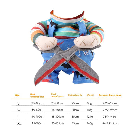 Halloween Pet Cosplay Costume – Scissor Design Adjustable Outfit for Cats & Dogs UK PET HOUSE