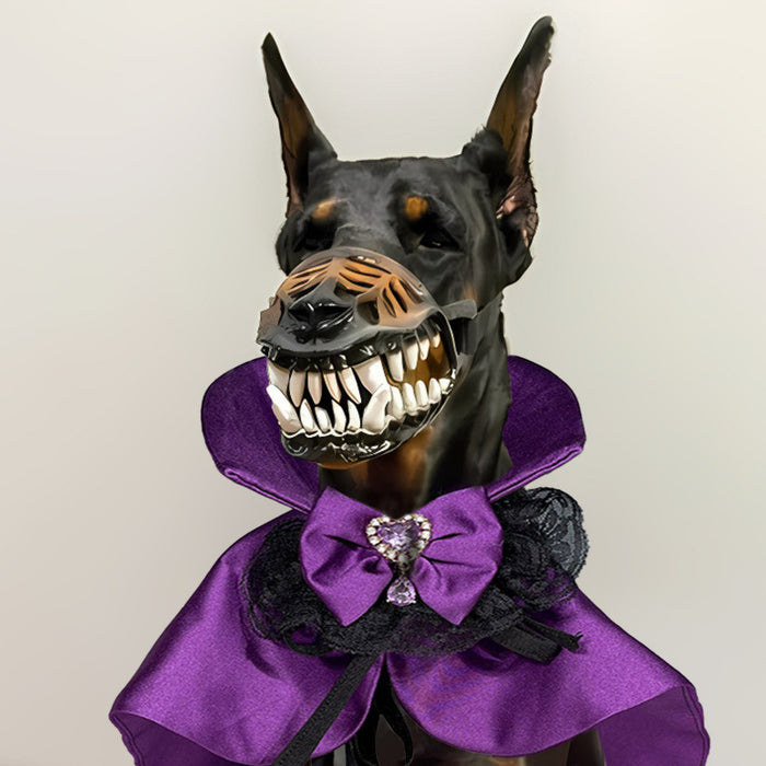 Pet Monster Muzzle Halloween Dog Mask – Giant Teeth Costume DOG n KITTY