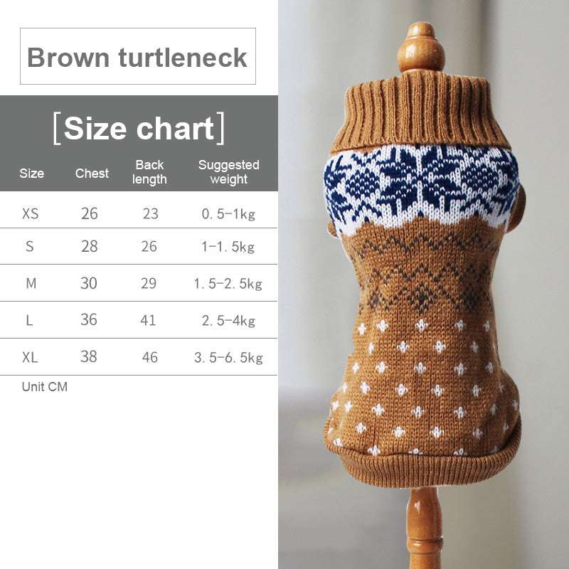 Pet Cat Dog Christmas Sweater Pullover Winter Clothes Unbranded