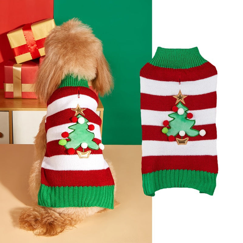 Festive Reindeer Knit Pet Sweater – Christmas Dog & Cat Jumper (Multiple Styles) UK PET HOUSE