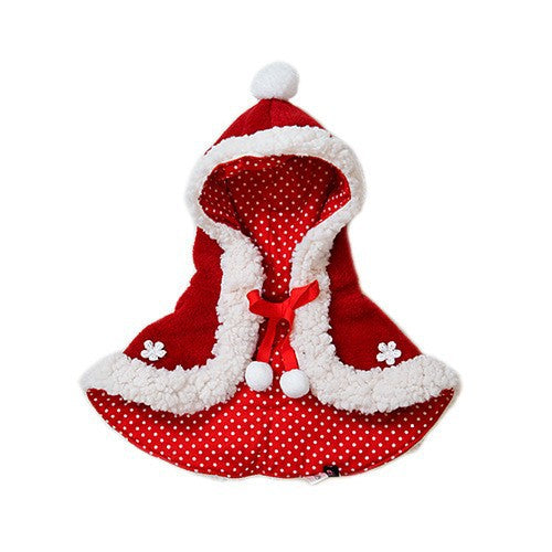 Pet Dog Cat Christmas Holiday Cloak UK PET HOUSE