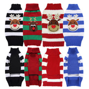 Christmas Moose Pattern Sweater for Dogs & Cats – Festive Winter Knitwear UK PET HOUSE
