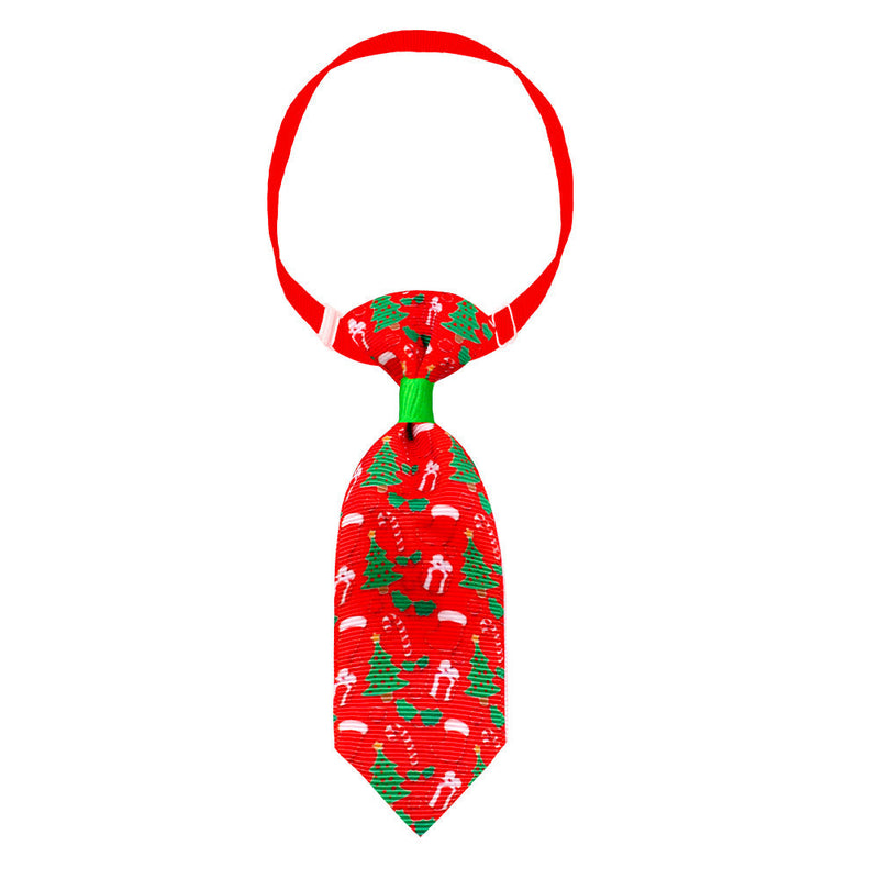 Pet Cat Dog Christmas Cute Printed Small Necktie Unbranded