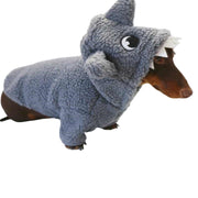 Shark Design Pet Sweater – Warm Fleece-Lined Winter Clothes for Dogs and Cats UK PET HOUSE