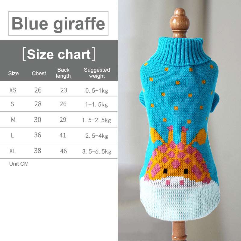 Pet Cat Dog Christmas Sweater Pullover Winter Clothes Unbranded