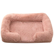 Plush Rectangular Pet Bed – Cozy Winter Nest for Cats & Dogs, Soft Indoor Cushion UK PET HOUSE