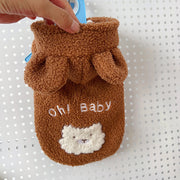 Pet Dog Cat Bear Ears Costume – Adorable Outfit for Small Dogs and Cats UK PET HOUSE