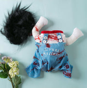 Crazy Killer Pet Costume for Dogs & Cats – Funny Halloween Cosplay Outfit for Pets UK PET HOUSE