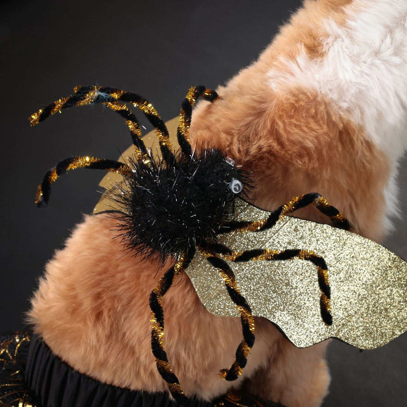 Halloween Spider Web Pet Costume – Dress Up Outfit for Cats & Small Dogs UK PET HOUSE