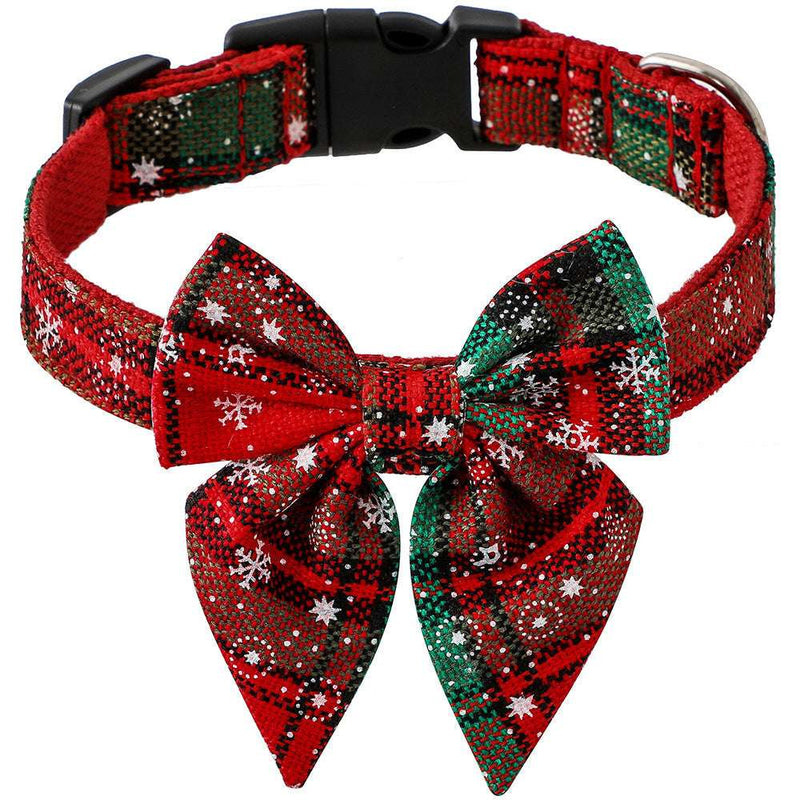 Pet Dog Cat Christmas Collar Bow Tie Unbranded