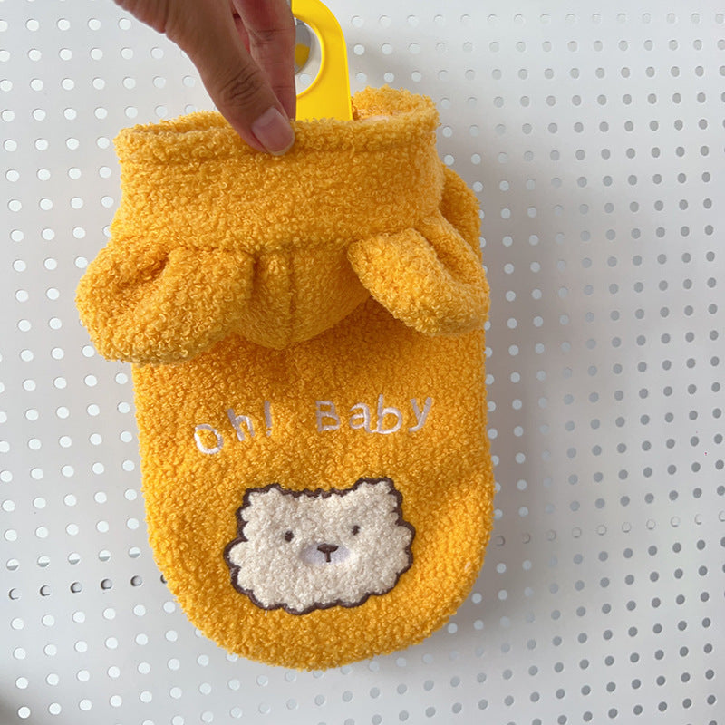 Pet Dog Cat Bear Ears Costume – Adorable Outfit for Small Dogs and Cats UK PET HOUSE