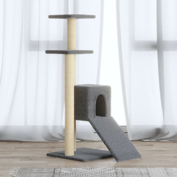 Cat Tree with Sisal Scratching Posts Cream 92 cm