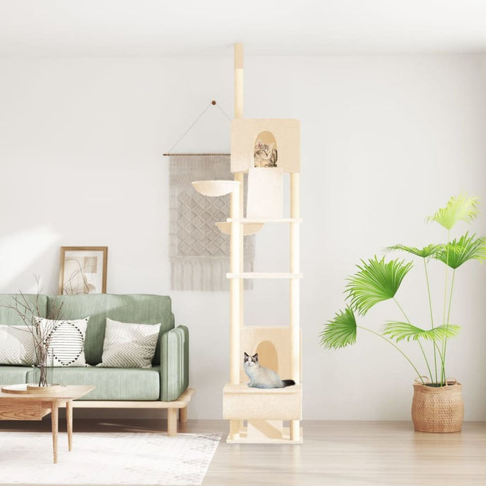 Floor to Ceiling Cat Tree 277-303 cm