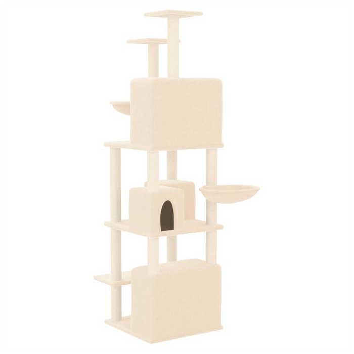 Cat Tree with Sisal Scratching Posts 180 cm